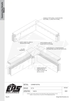 Corner Detail construction detail drawing